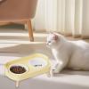 Raised Ceramic Double Pet Bowl Station view 2