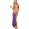 VicSec Sexy Cosplay Babydoll Teddy Lingerie Costume (Purple, One Size) view 2