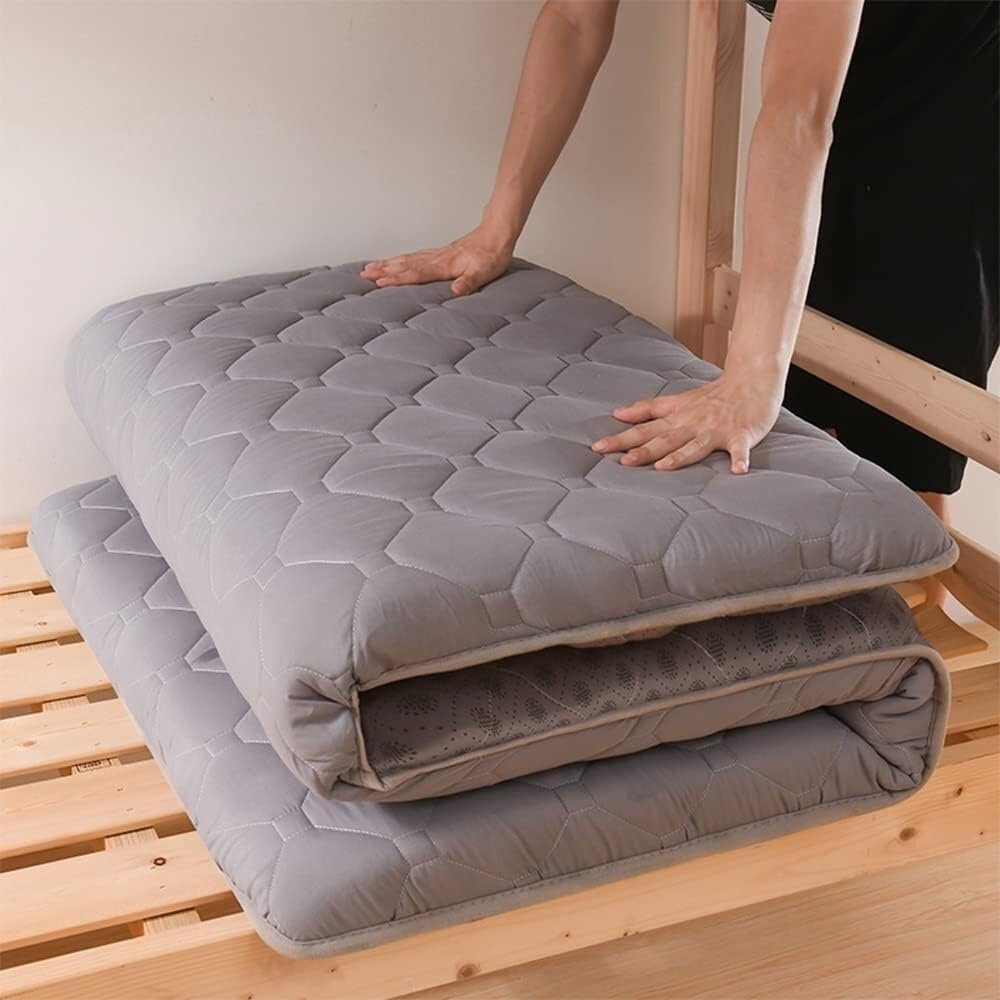 MZBDYYF Improved Japanese Futon Mattress, Tatami Mat, Single/Double/Queen, Foldable Floor Mattress
