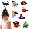 Halloween Hair Clips for Girls and Women, 8-Piece Pumpkin, Cat, Moon and Ghost Set view 1