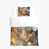 Hearda Elegant Butterfly Series Kids' Bedding Set, Microfiber Duvet Cover and Pillowcase Set with Zipper, Orange, 120 x 150 cm view 4