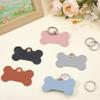 CALFOVERA 5 Color PU Leather Bone-Shaped Keychain view 4