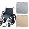 AHUAN Portable Washable Breathable Incontinence Chair Pad, Gray view 2