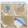 AHUAN Portable Washable Breathable Incontinence Chair Pad, Gray view 4