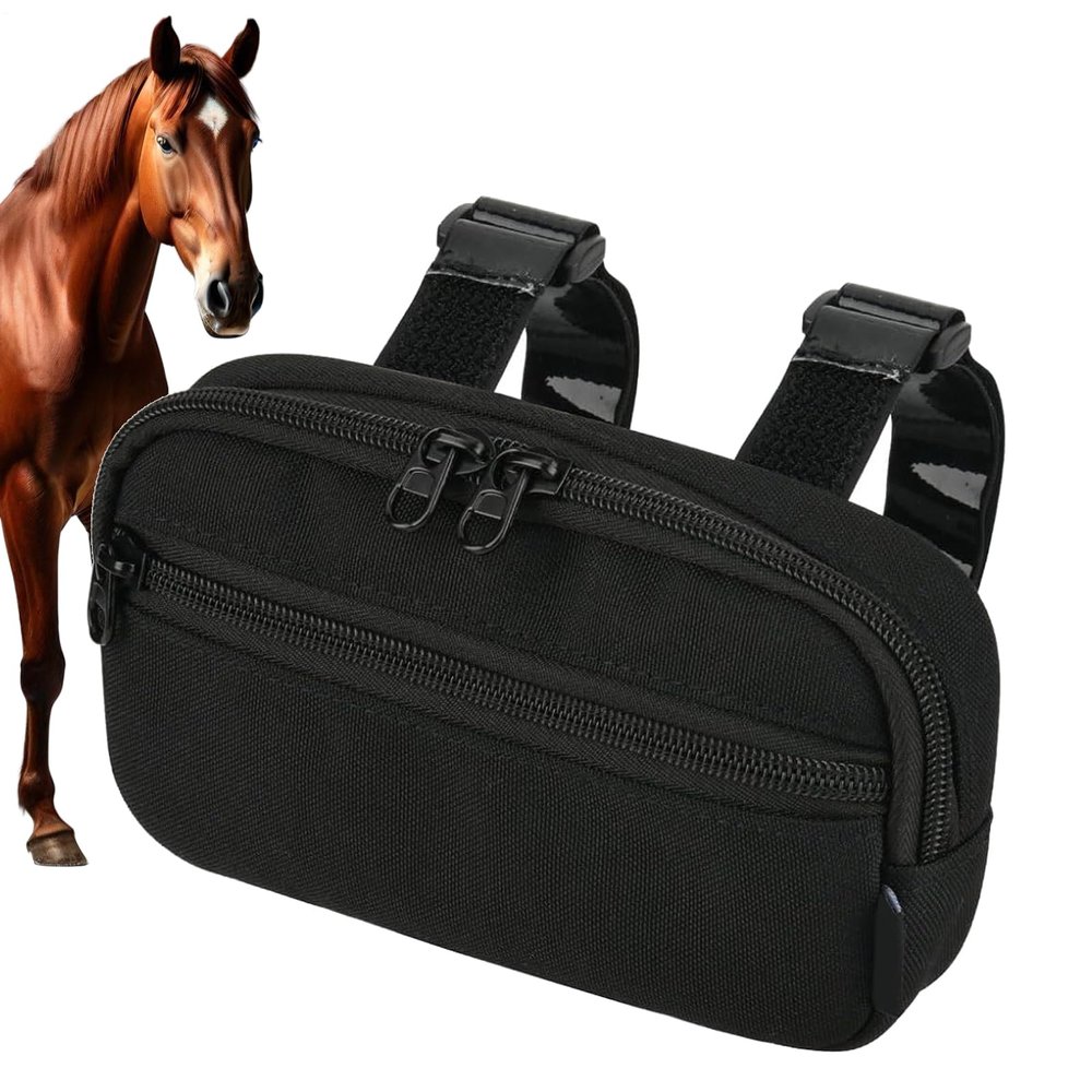 Saddle Bag Quick-Access Organizer for Smartphone and Cards