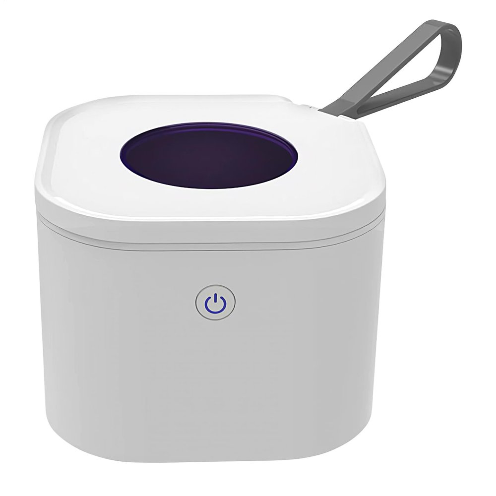 UV Retainer Cleaning Box, Portable Mouthguard Cleaning and Care Case