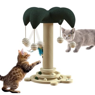 Large Sisal Scratching Post for Indoor Cats
