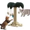 Large Sisal Scratching Post for Indoor Cats view 1