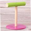 BESTonZON T-Shaped Parrot Training Stand with Bowls, 1 pc view 2