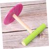 BESTonZON T-Shaped Parrot Training Stand with Bowls, 1 pc view 4