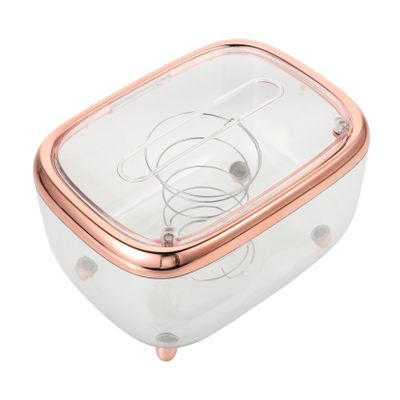VALICLUD Transparent Plastic Tissue Box, Vintage Tissue Dispenser with Large Capacity for Living Room and Kitchen
