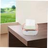 VALICLUD Transparent Plastic Tissue Box, Vintage Tissue Dispenser with Large Capacity for Living Room and Kitchen view 4