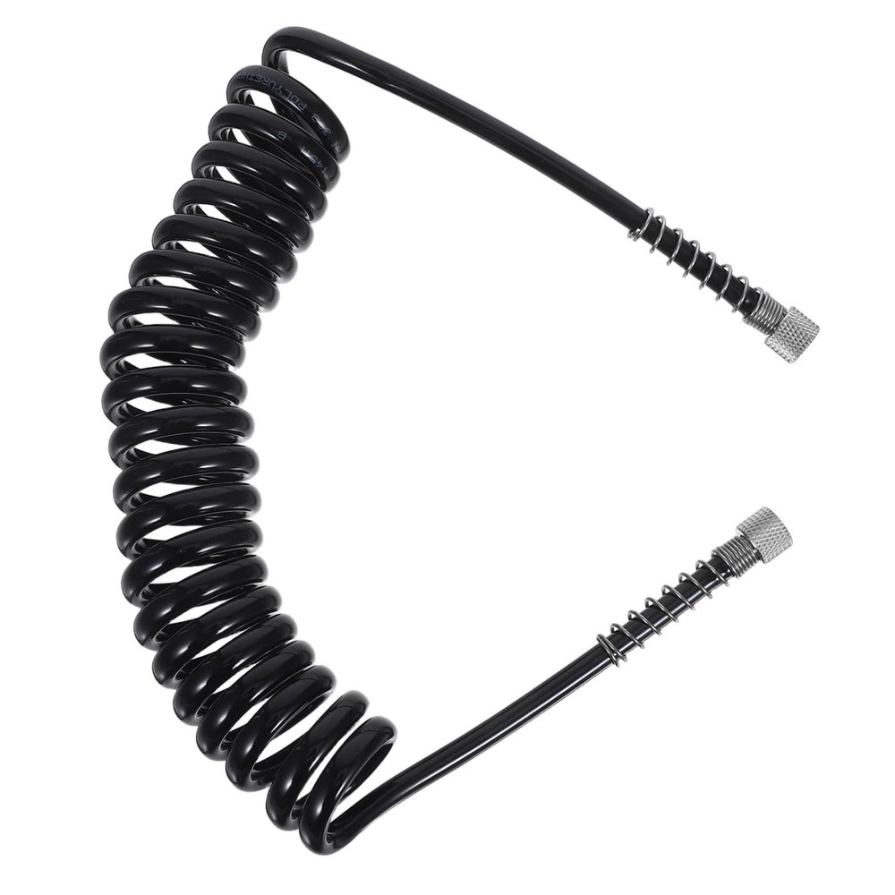 FOMIYES Flexible Silicone Hose for Facial Oxygen Spray Nozzle, Black