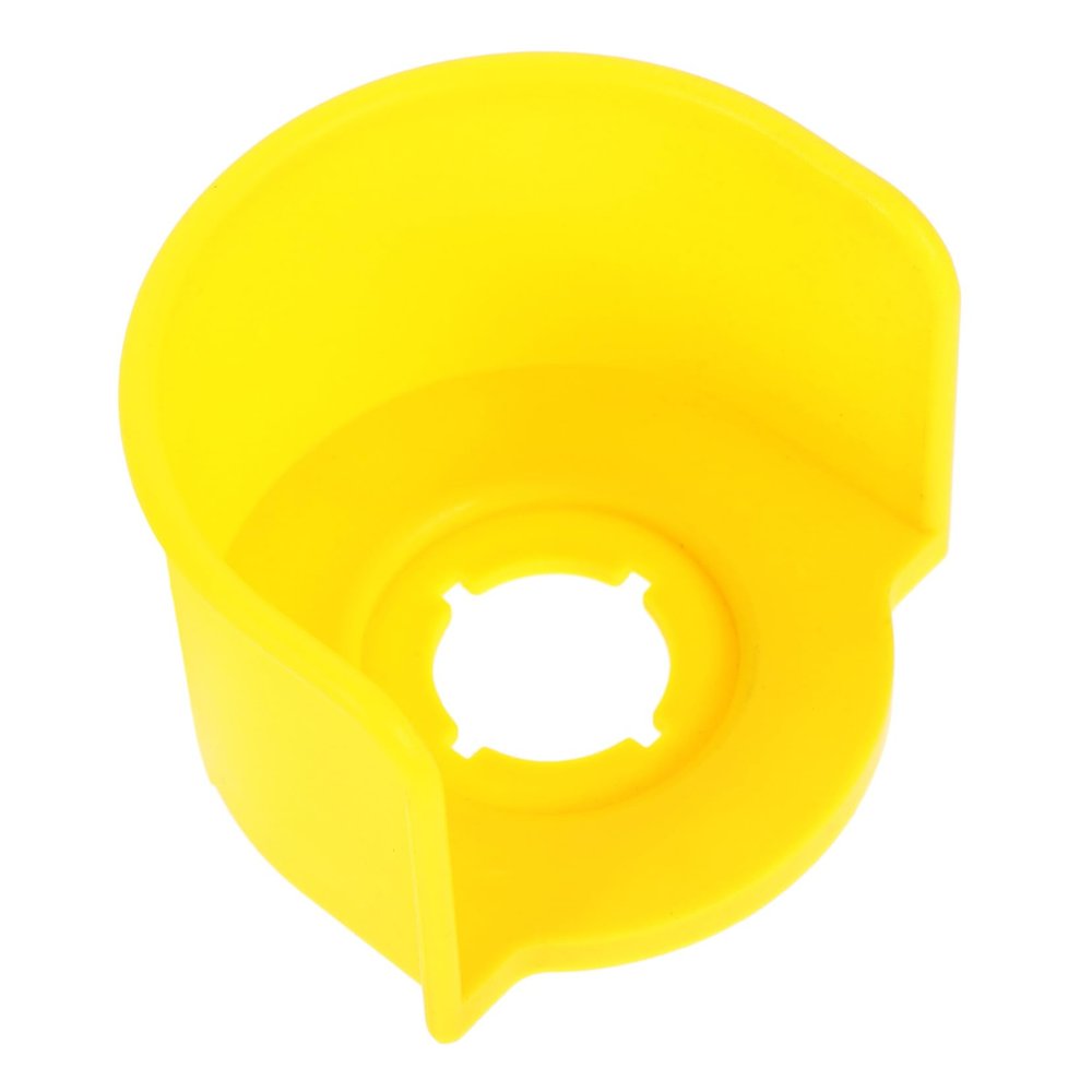 Yellow Protective Cover for Emergency Stop Button, Plastic, 2.2 cm, 1 Piece