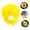 Yellow Protective Cover for Emergency Stop Button, Plastic, 2.2 cm, 1 Piece view 4