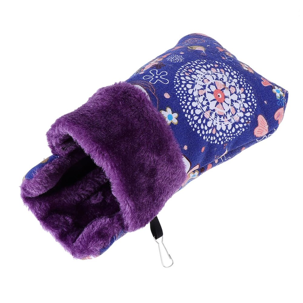 MUELODSIC Hamster Bed Blue Cotton with Plush for Small Pets