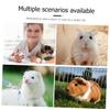 MUELODSIC Hamster Bed Blue Cotton with Plush for Small Pets view 2