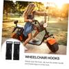 BESTonZON 2-Pack Non-Slip Stroller Hooks, PU and Alloy, 13 x 5 x 1 cm, for Shopping and Diaper Bags, Wheelchairs, up to 30 kg per Hook view 4