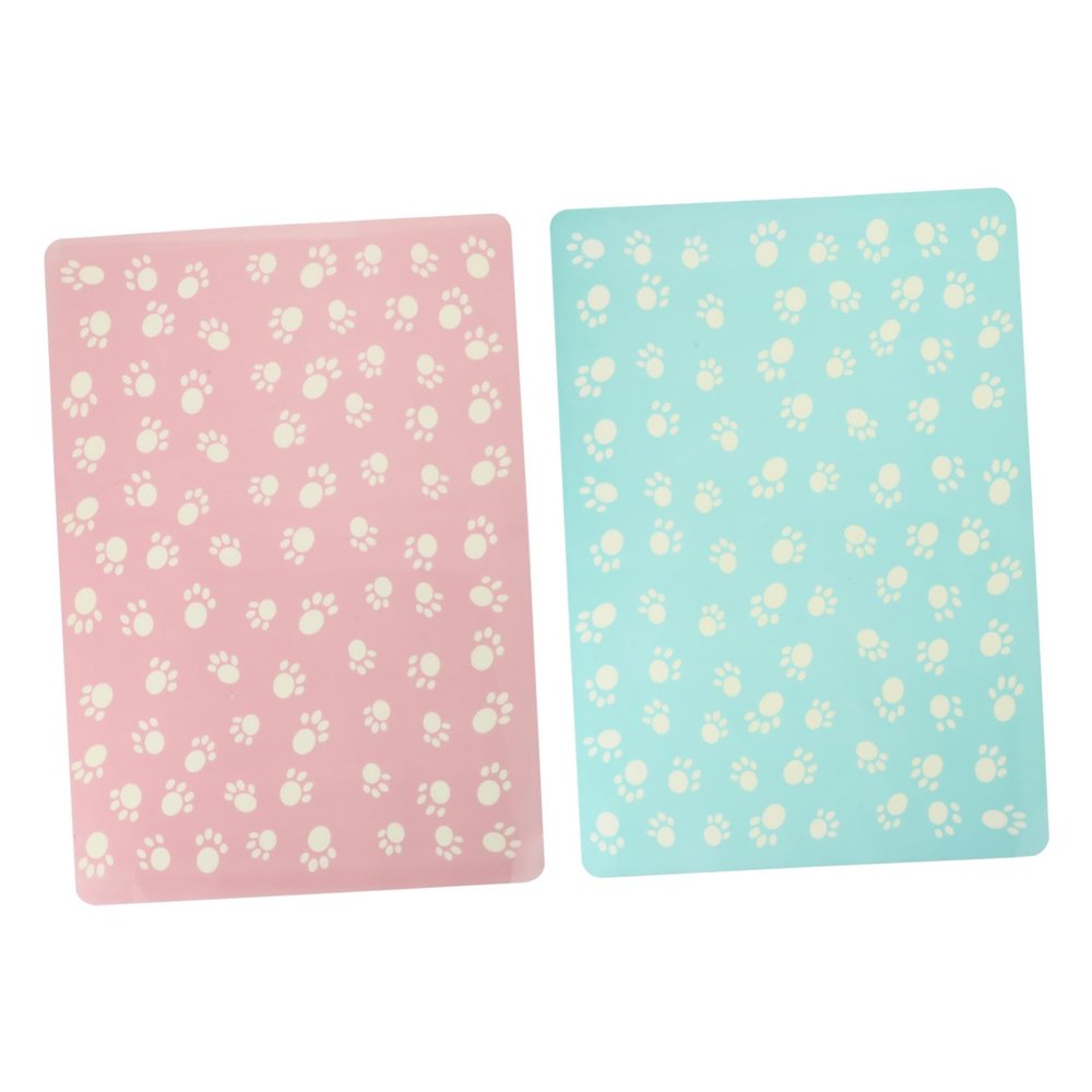 PENIKOKO 2-Pack Non-Slip Waterproof Feeding Mat