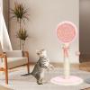 Gralara Pink Cat Scratching Post with Stable Base and Sisal view 3
