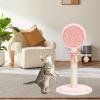 Gralara Pink Cat Scratching Post with Stable Base and Sisal view 4
