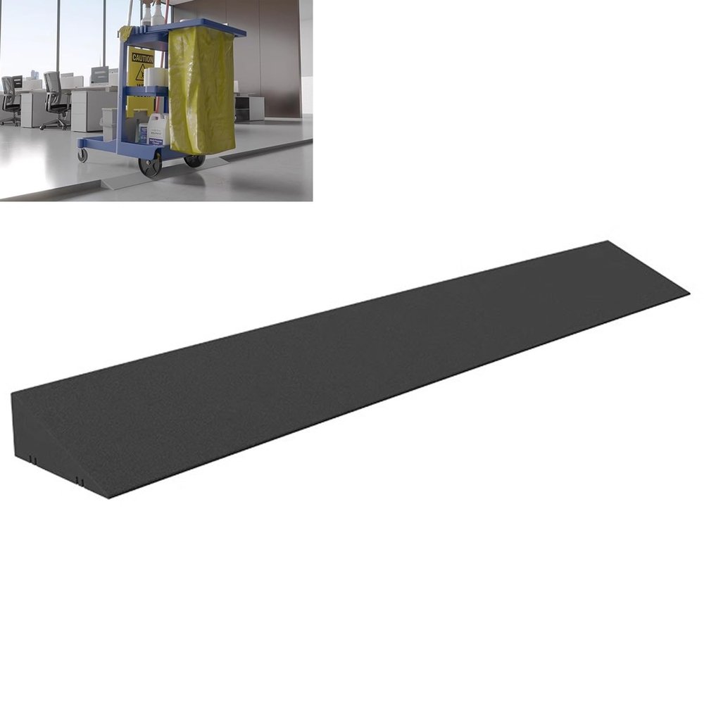 Adjustable Plastic Threshold Ramp for Wheelchairs and Scooters, Supports up to 600 kg