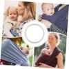 Baby Ring Sling Rings, Aluminum, 2 Pieces, for Newborns view 3
