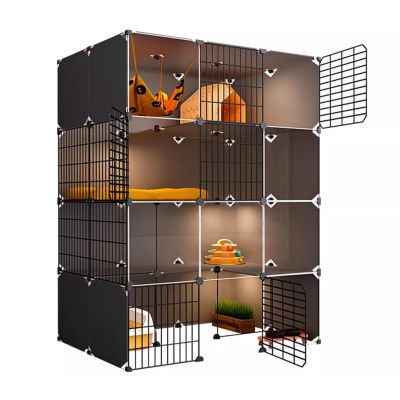 Indoor Cat Enclosure, Portable Transparent PVC Design for Small Pets