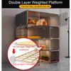 Indoor Cat Enclosure, Portable Transparent PVC Design for Small Pets view 4