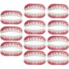 Removable Upper and Lower Silicone Dentures for Men and Women – 9 Pairs view 1