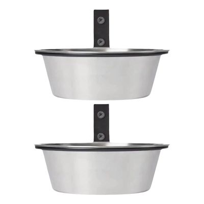 Foldable Elevated Pet Feeder with 2 Bowls