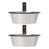 Foldable Elevated Pet Feeder with 2 Bowls view 1