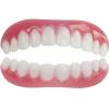 Reusable Upper and Lower Silicone Dentures for Men and Women, 9 Pairs view 1