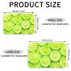 Cartoon Strawberry Waterproof Pet Feeding Mat, PU Leather, 40 x 60 cm view 3