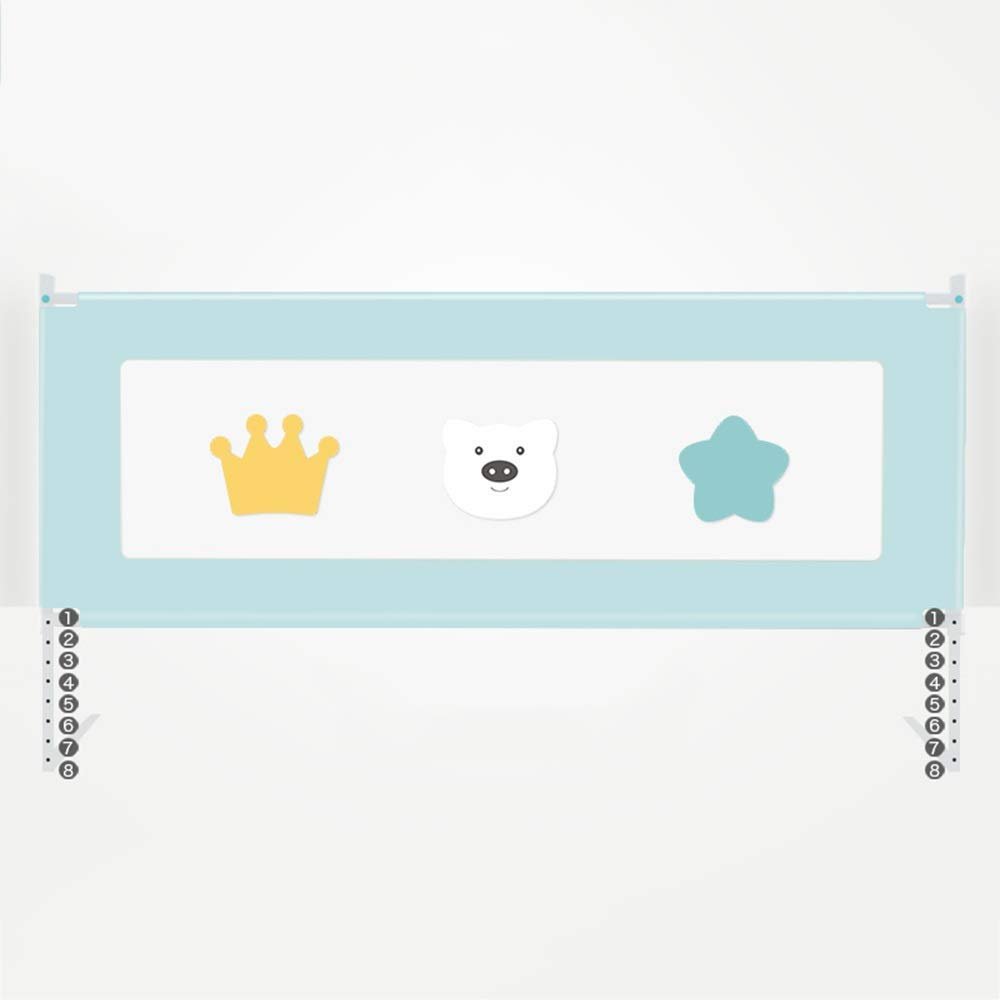 GFHOOZ Sturdy Baby Bed Rail, Foldable Mesh Toddler Bed Guard, Vertically Liftable, 1.5 m/1.8 m/2.0 m (5 Colors)