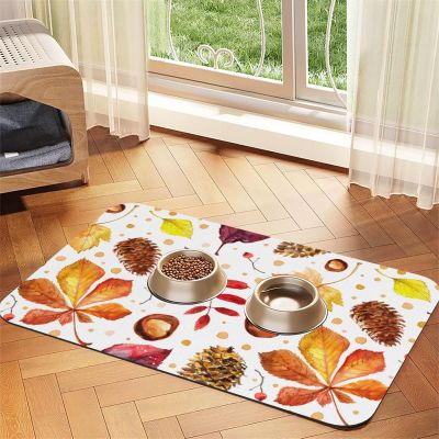 Black and Silver Glitter Diamond Pet Feeding Mat, Waterproof PU Leather, 40 x 60 cm