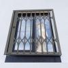 Aluminum Window Safety Grille for Cats, Lockable, Foldable, Expandable, Black, 61–91.5 cm view 1