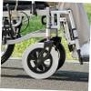 LRXIYODE Wheelchair Front Casters, 2-Pack, Durable PVC, Quiet and Safe view 3