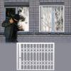 Adjustable Security Gate for Windows, Doors and Entrances, Burglar-Resistant, Foldable, Fits Window Widths 69–84 cm (73.6 x 85 cm) view 1