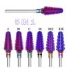 DHRCONPA Purple Tornado 3/32" Carbide Nail Drill Bit view 4