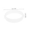 Hohopeti Hamster Tube Connector Rings, White Plastic, 10-Pack view 2