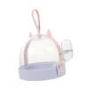 BAZEITFLOW Portable Hamster Carrier, Transparent Outdoor Travel Cage view 1