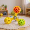 Dgayaeic Parrot Toy - Rotating Ball for Birdcage view 3