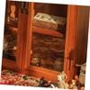 BAZEITFLOW Retro Storage Cabinet and Glass for Cosmetics and Organization view 4