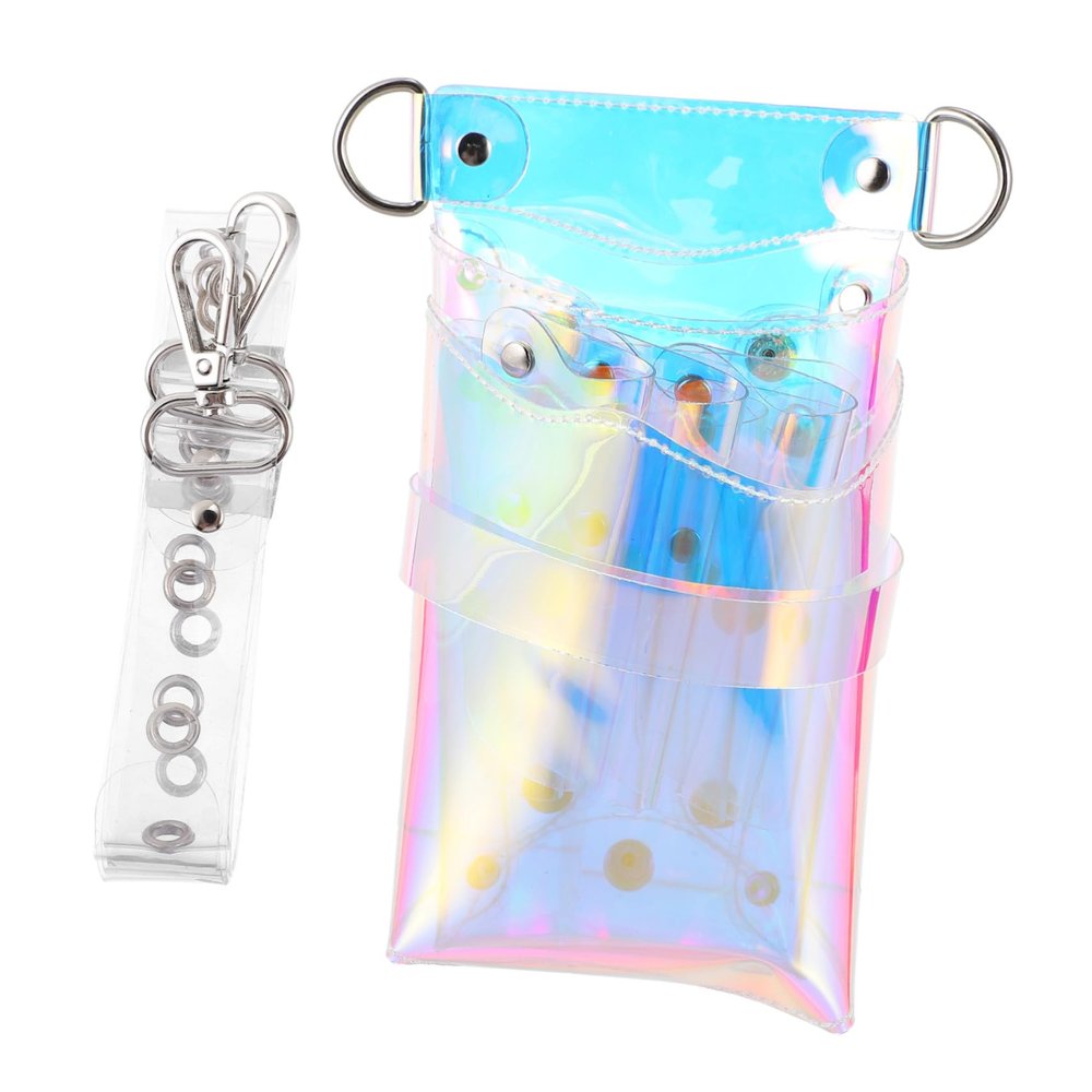 Colorful TPU Hairdresser Waist Bag with Scissor Organizer