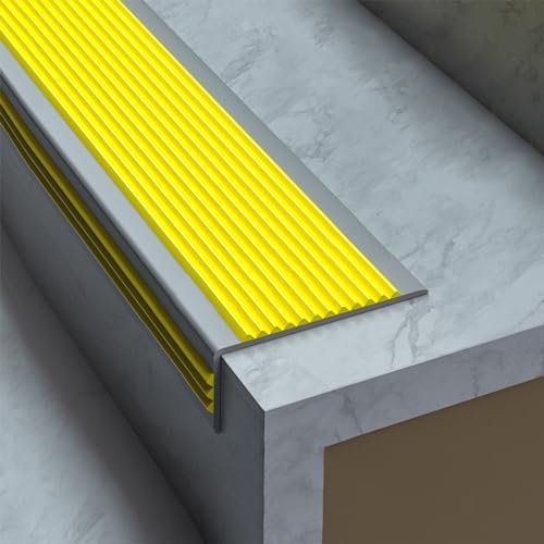 L-Shaped Non-Slip Vinyl Stair Nosing for Indoor and Outdoor Stairs