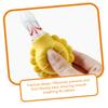 Manual Nasal Aspirator for Babies and Newborns, Silicone, Yellow view 3