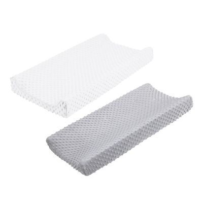 ZUNOXAZ Changing Pad Covers, 2-Pack, Polyester, Washable and Skin-Friendly
