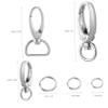Gadpiparty Stainless Steel Dog Tag Clips with Rings for Small to Medium Dogs view 2