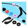 20-Piece Anti-Slip Silicone Ear Grips for Glasses, Style A, White view 4